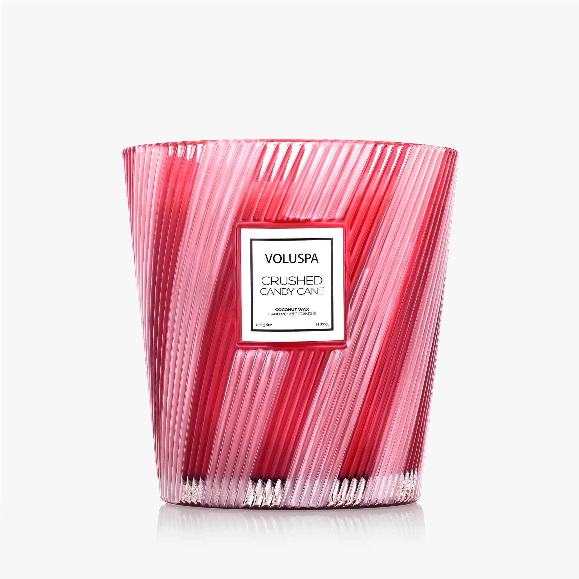 Crushed Candy Cane - 3 Wick Hearth Candle - Image 5