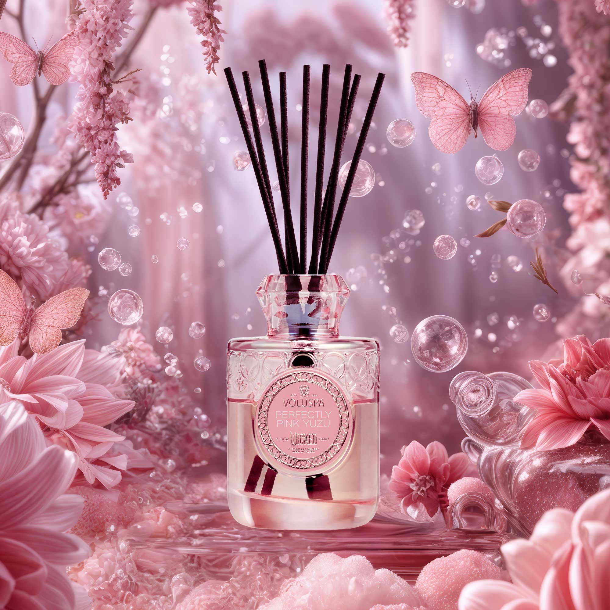 Perfectly Pink Yuzu - Reed Diffuser - Image 2