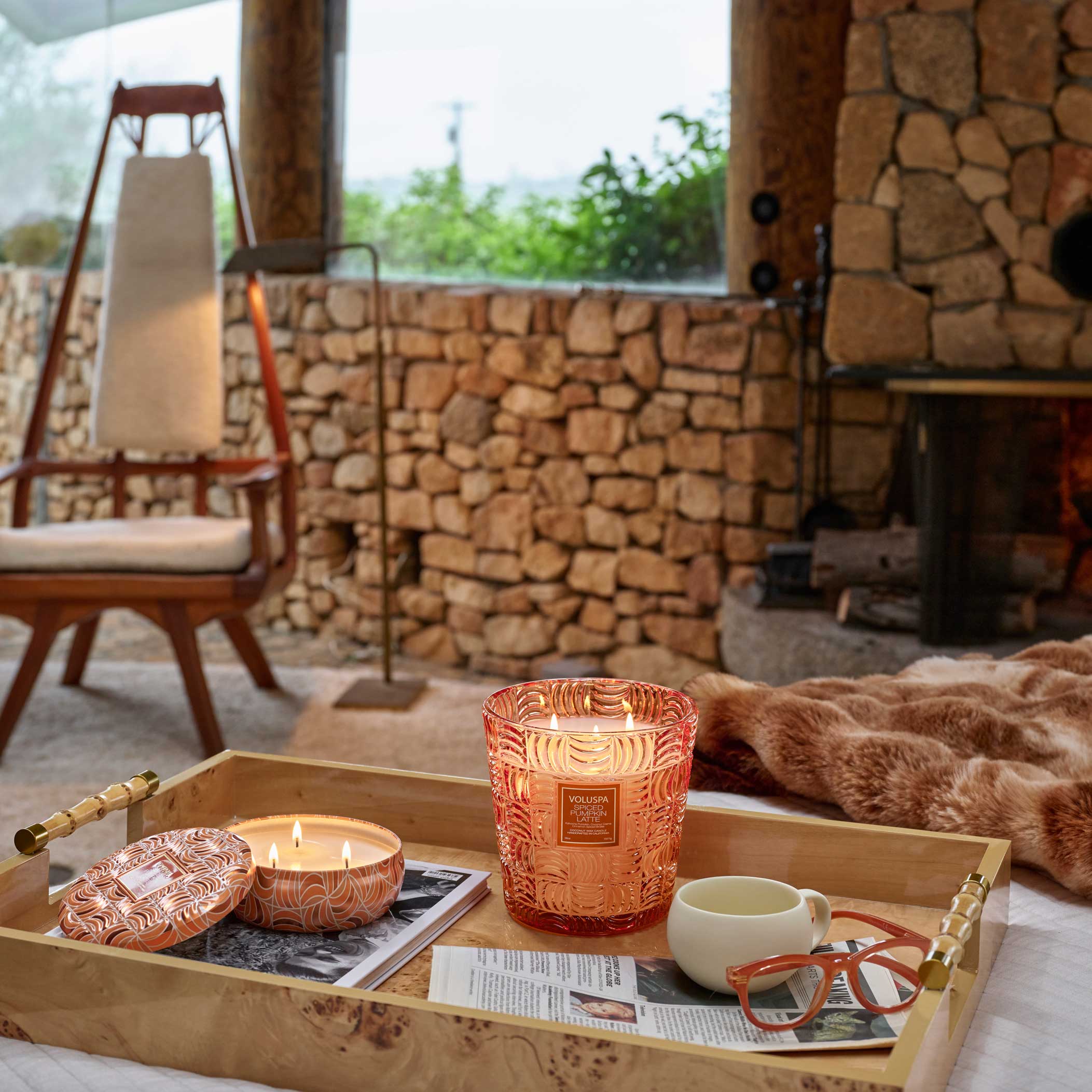 Spiced Pumpkin Latte - 3 Wick Tin Candle - Image 2