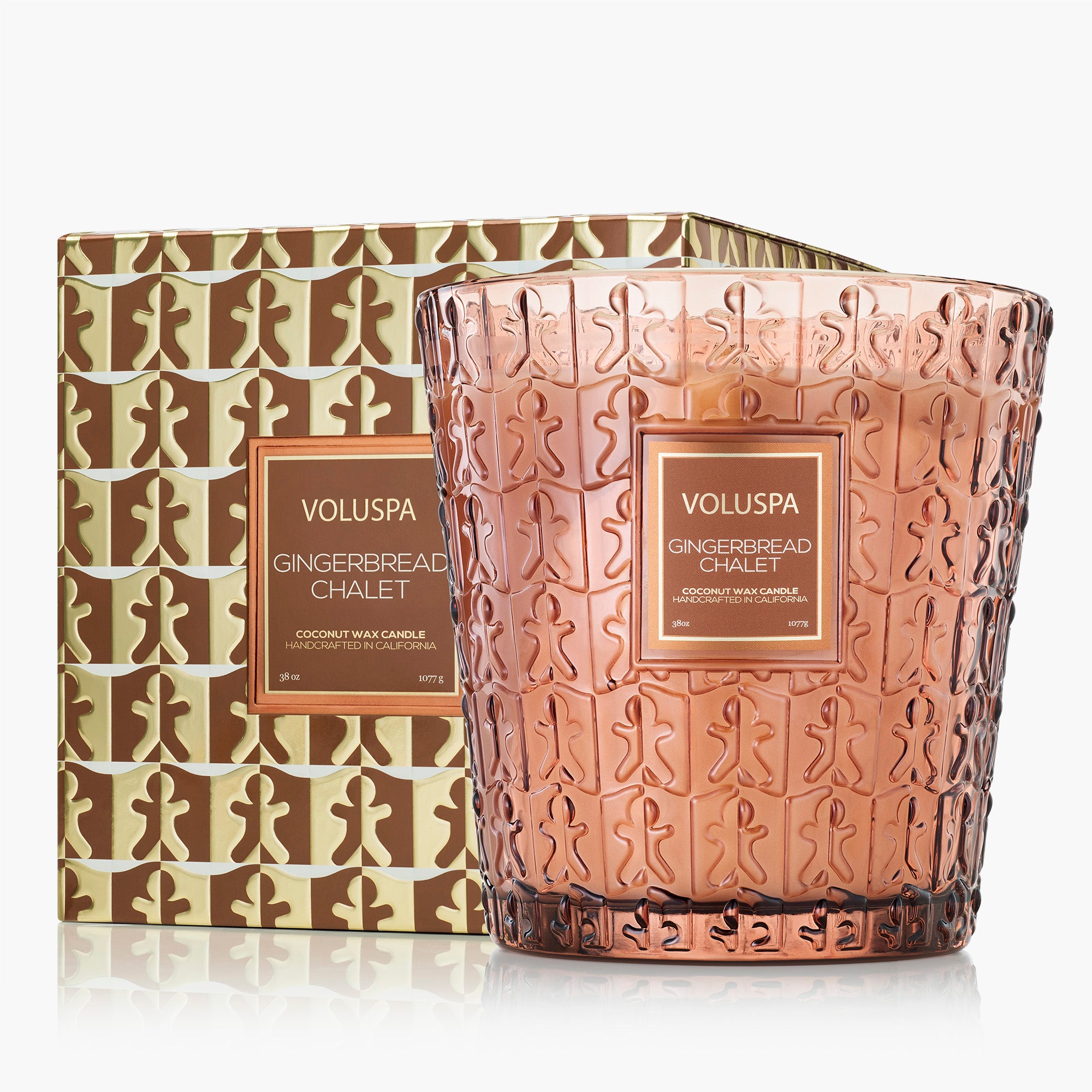 Gingerbread Chalet - 3 Wick Hearth Candle