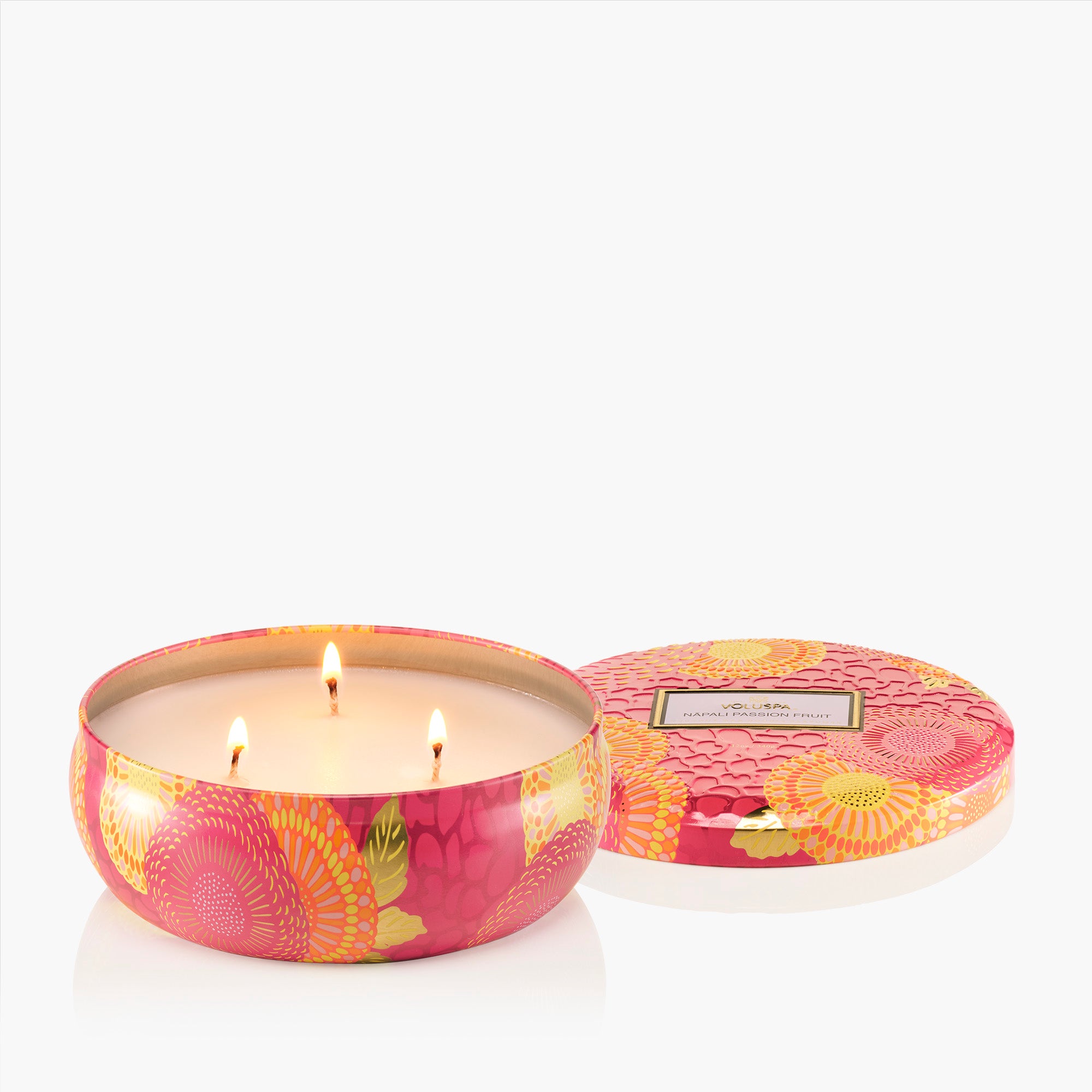 NāPali Passion Fruit - 3 Wick Tin Candle - Image 5
