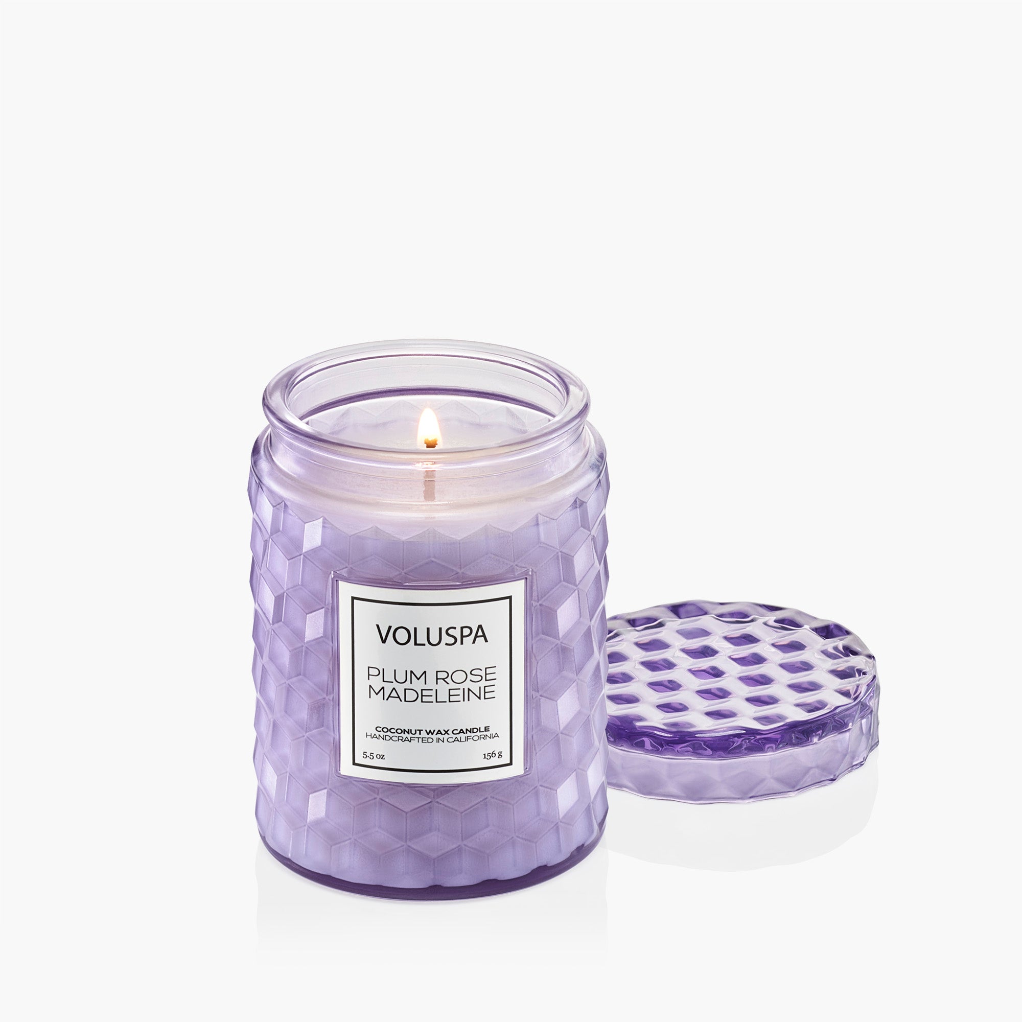 Plum Rose Madeleine - Small Jar Candle - Image 2