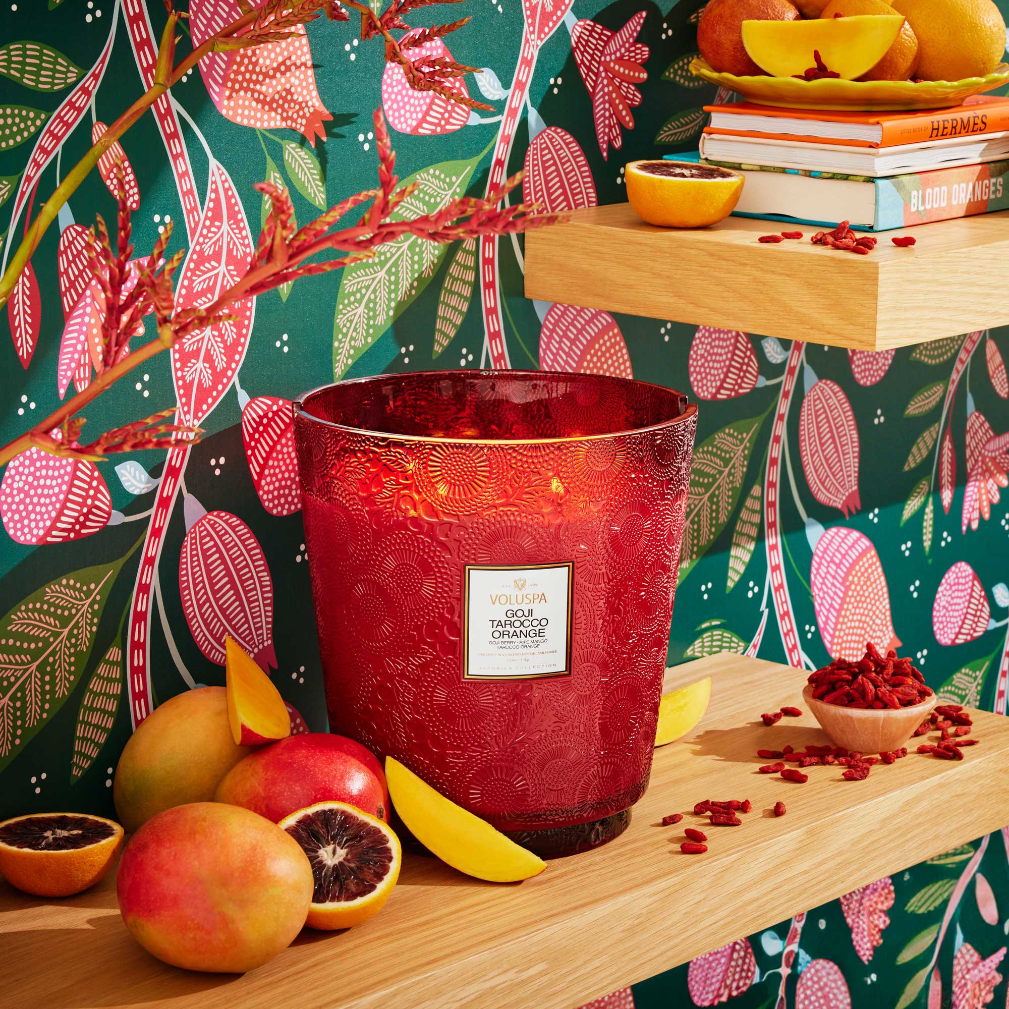 Goji Tarocco Orange - 5 Wick Hearth Candle - Image 4