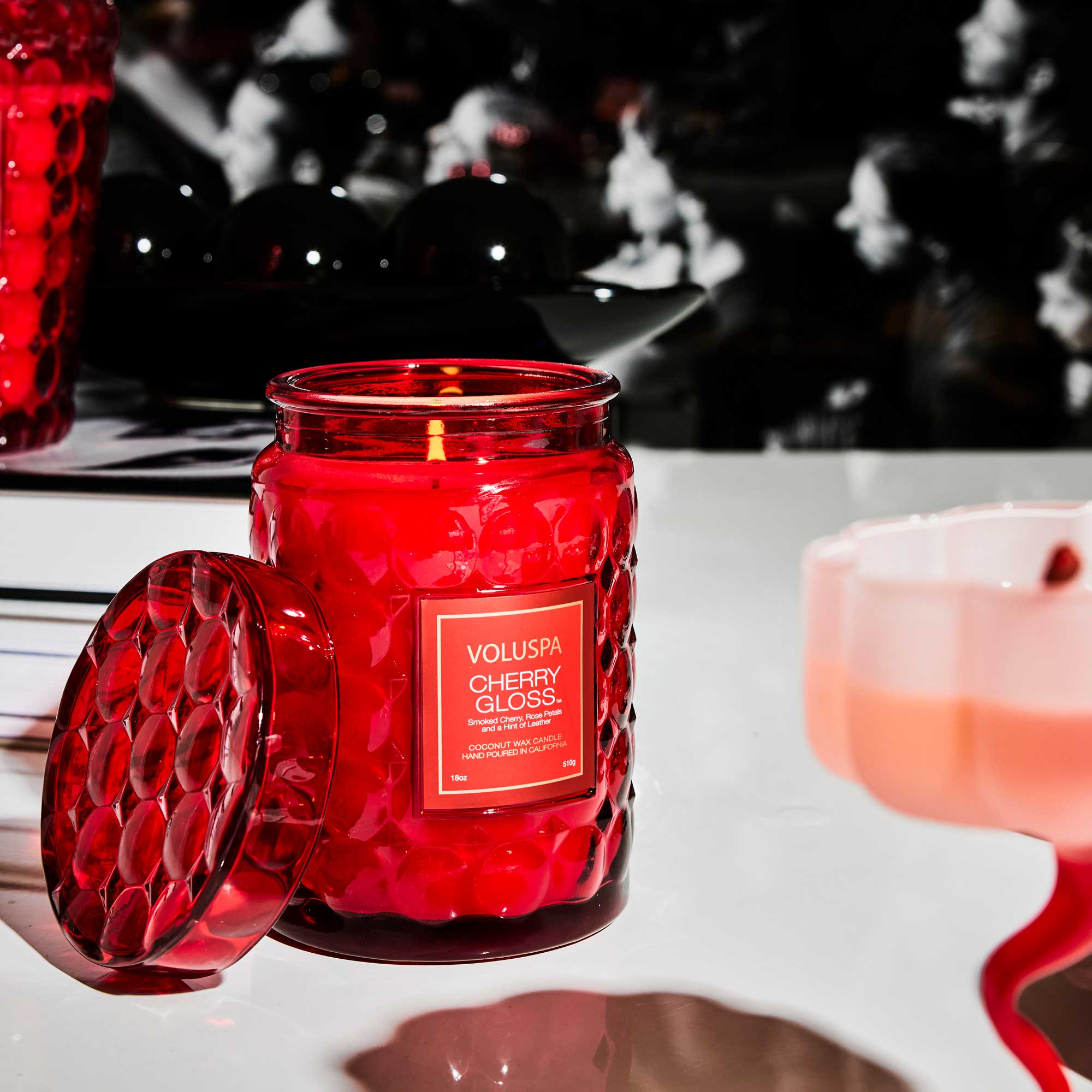 Cherry Gloss - Large Jar Candle - Image 2