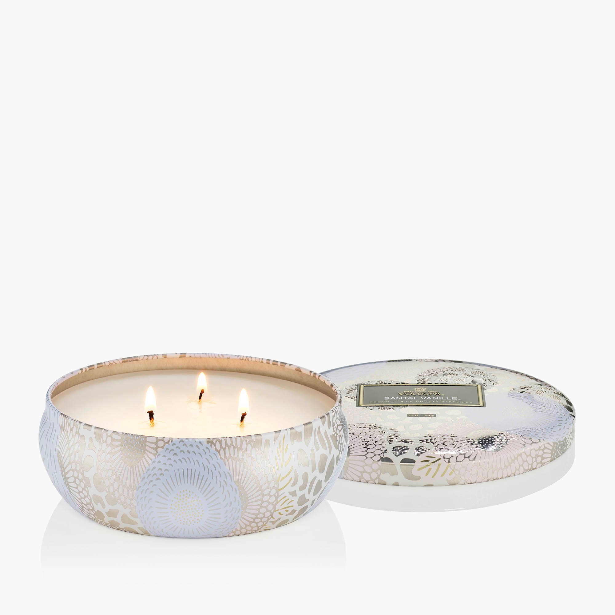 Santal Vanille - 3 Wick Tin Candle - Image 3