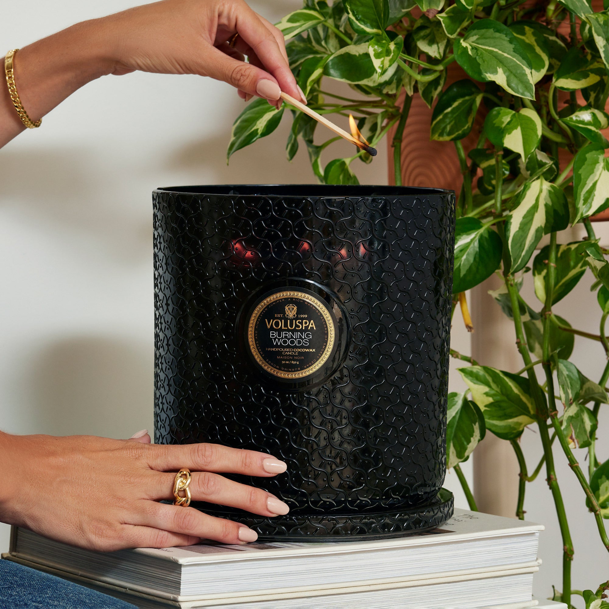 Burning Woods - 5 Wick Hearth Candle - Image 2