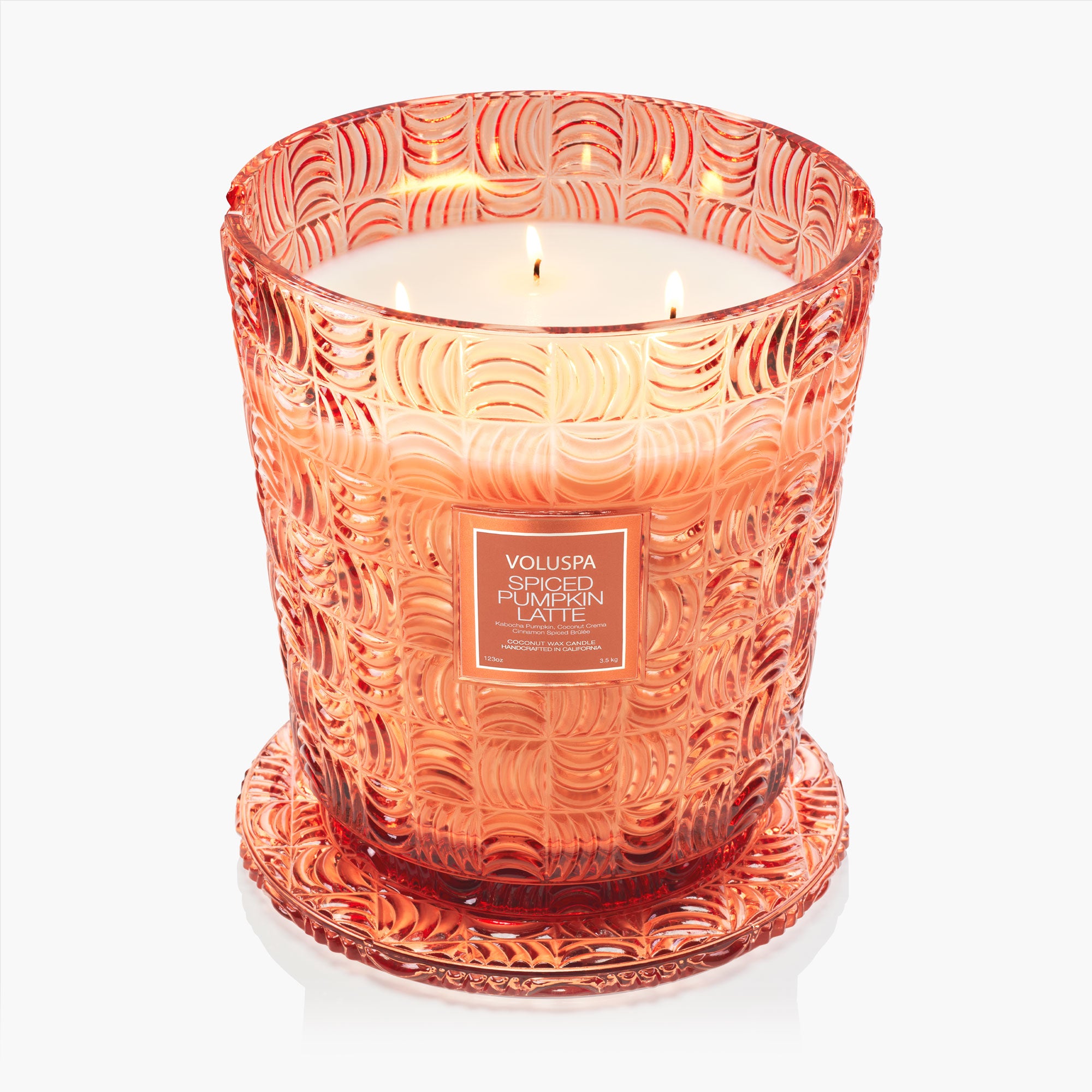 Spiced Pumpkin Latte - 5 Wick Hearth Candle - Image 5