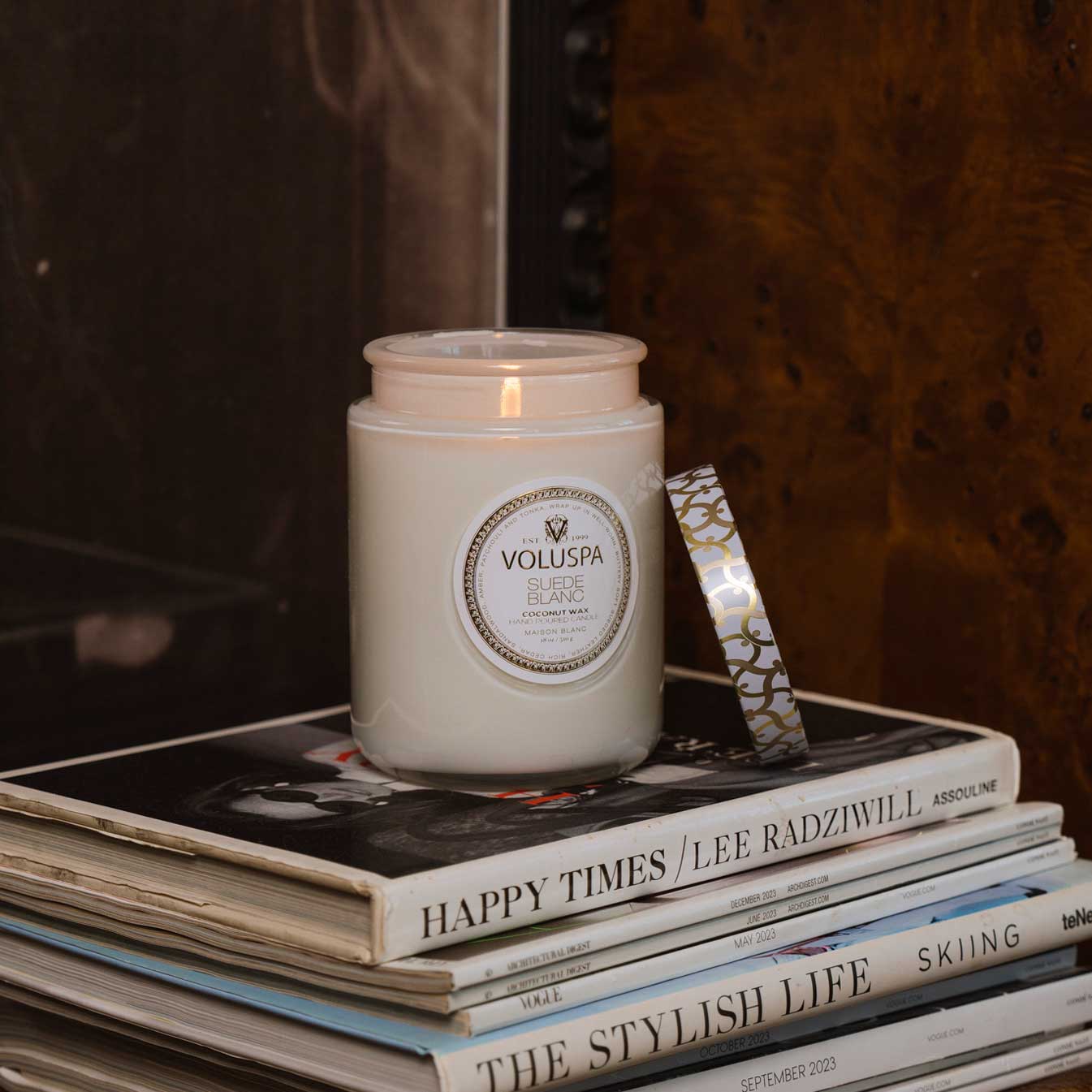 Suede Blanc - Large Jar Candle - Image 2