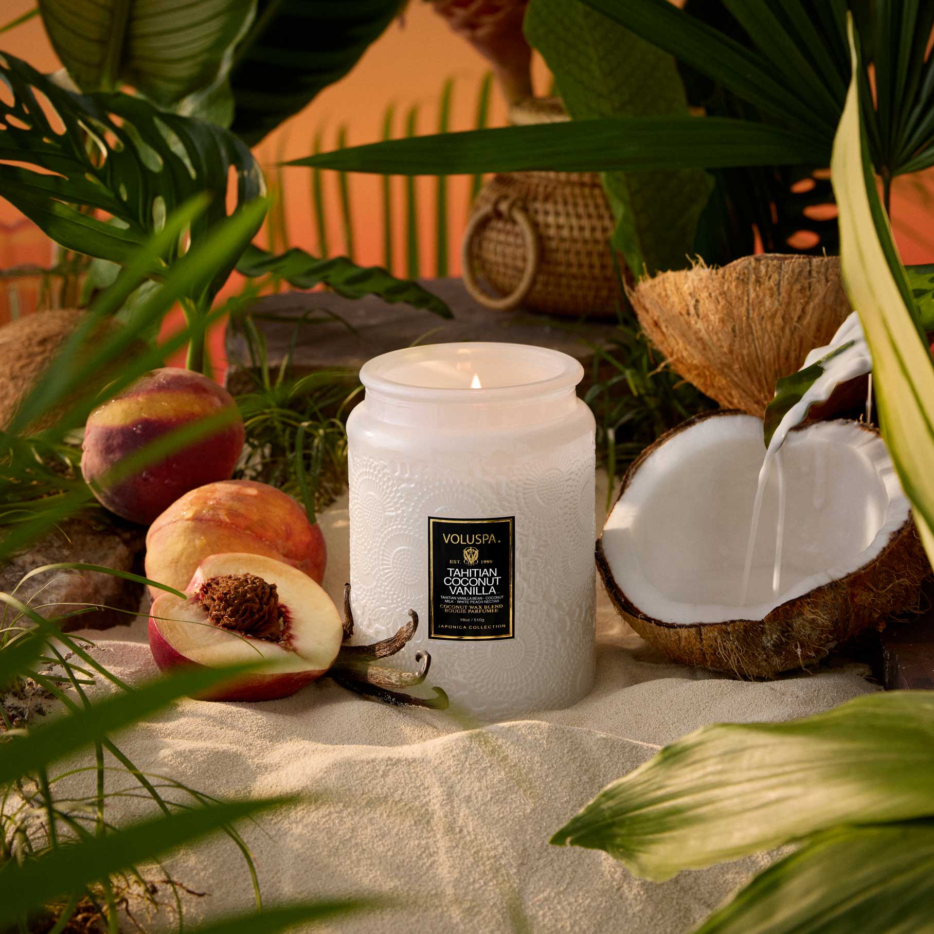 Tahitian Coconut Vanilla - Large Jar Candle - Image 3