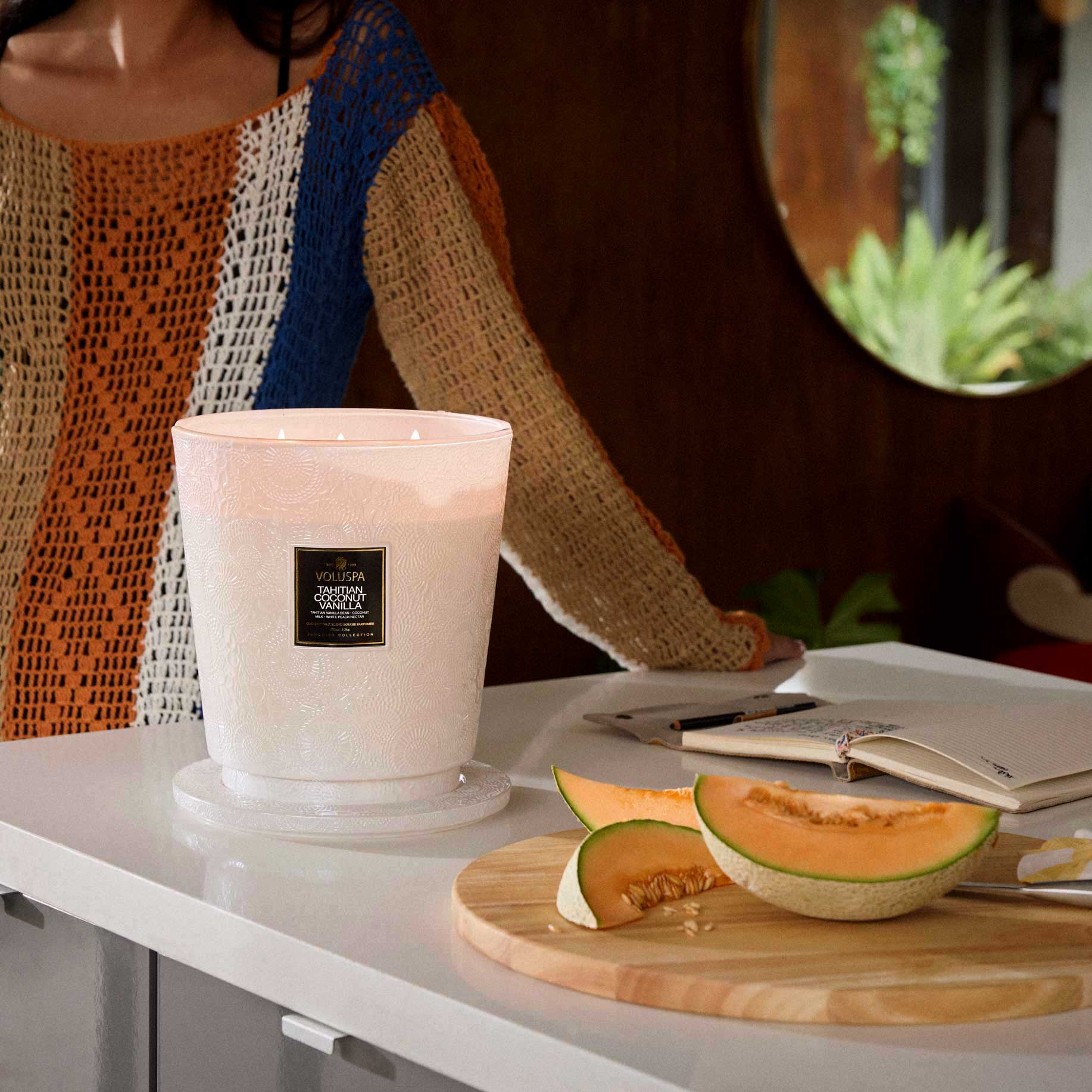 Tahitian Coconut Vanilla - 5 Wick Hearth Candle - Image 2