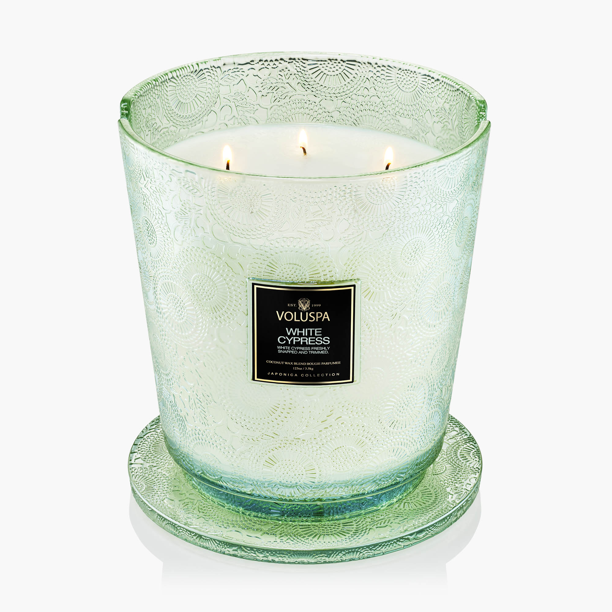 White Cypress - 5 Wick Hearth Candle - Image 4